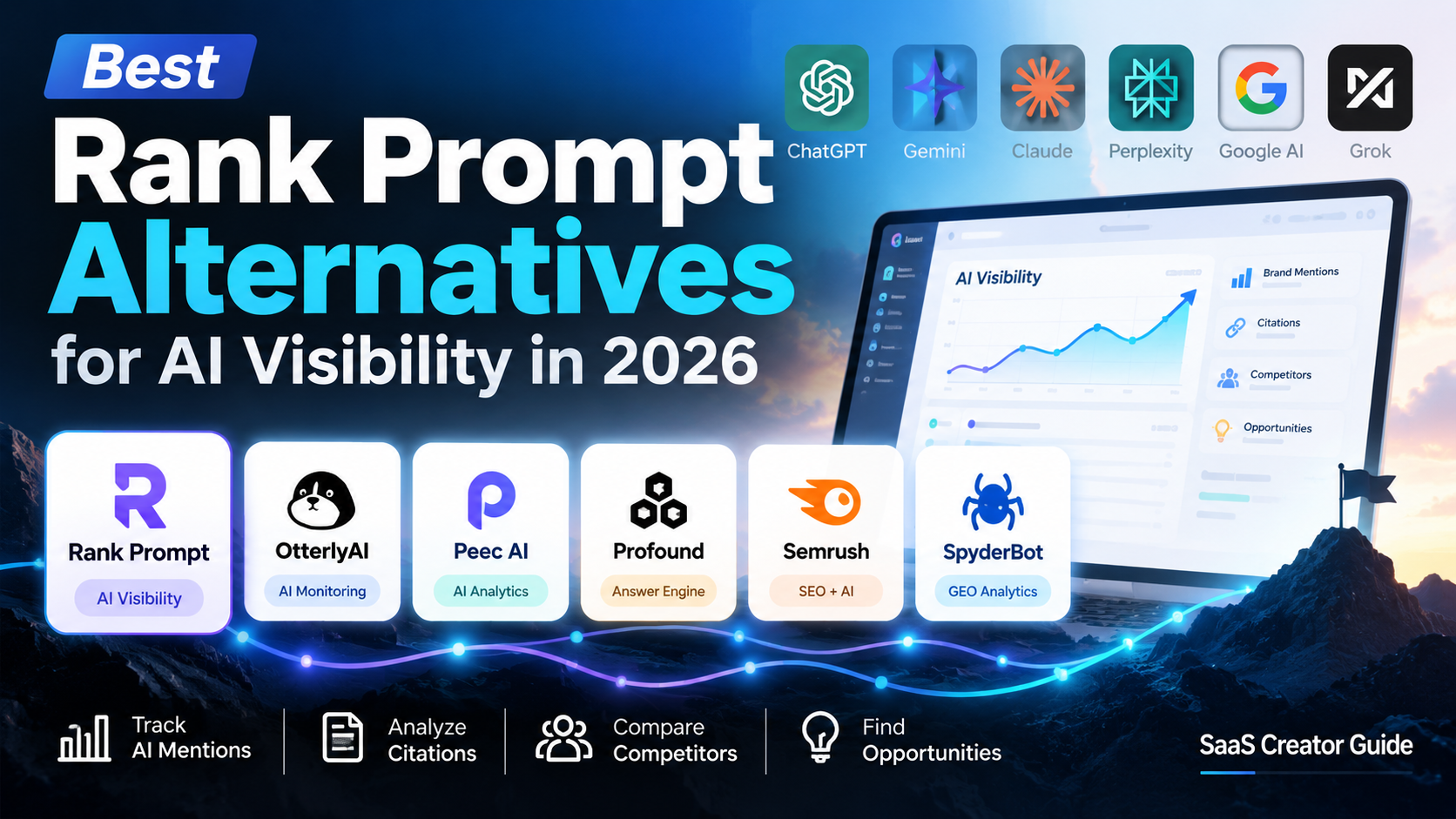 Best Rank Prompt alternatives for AI visibility in 2026
