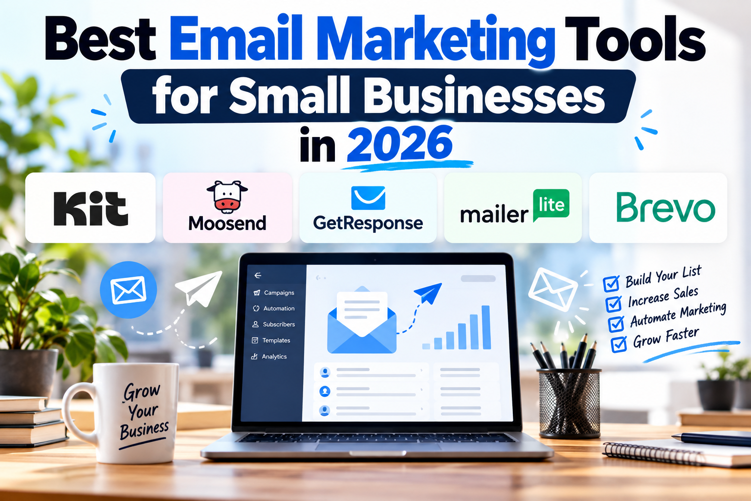 Best email marketing tools for small businesses in 2026